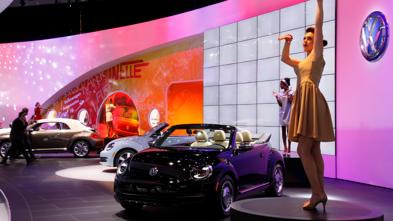 Illustration for article titled The Booth Professionals Of The LA Auto Show